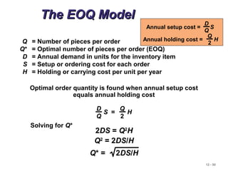 Inventory control (management) | PPT