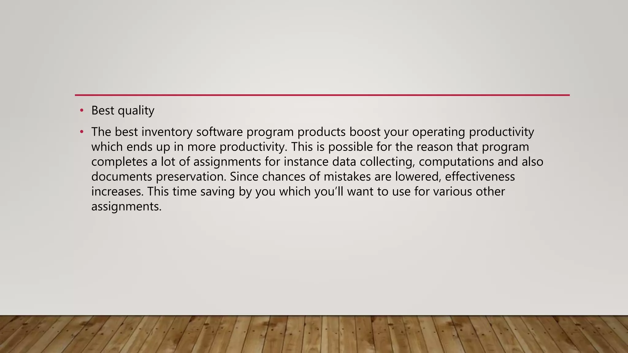 Inventory control | PPTX