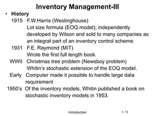 Model Inventory Wilson Inventory Control-1rev.ppt
