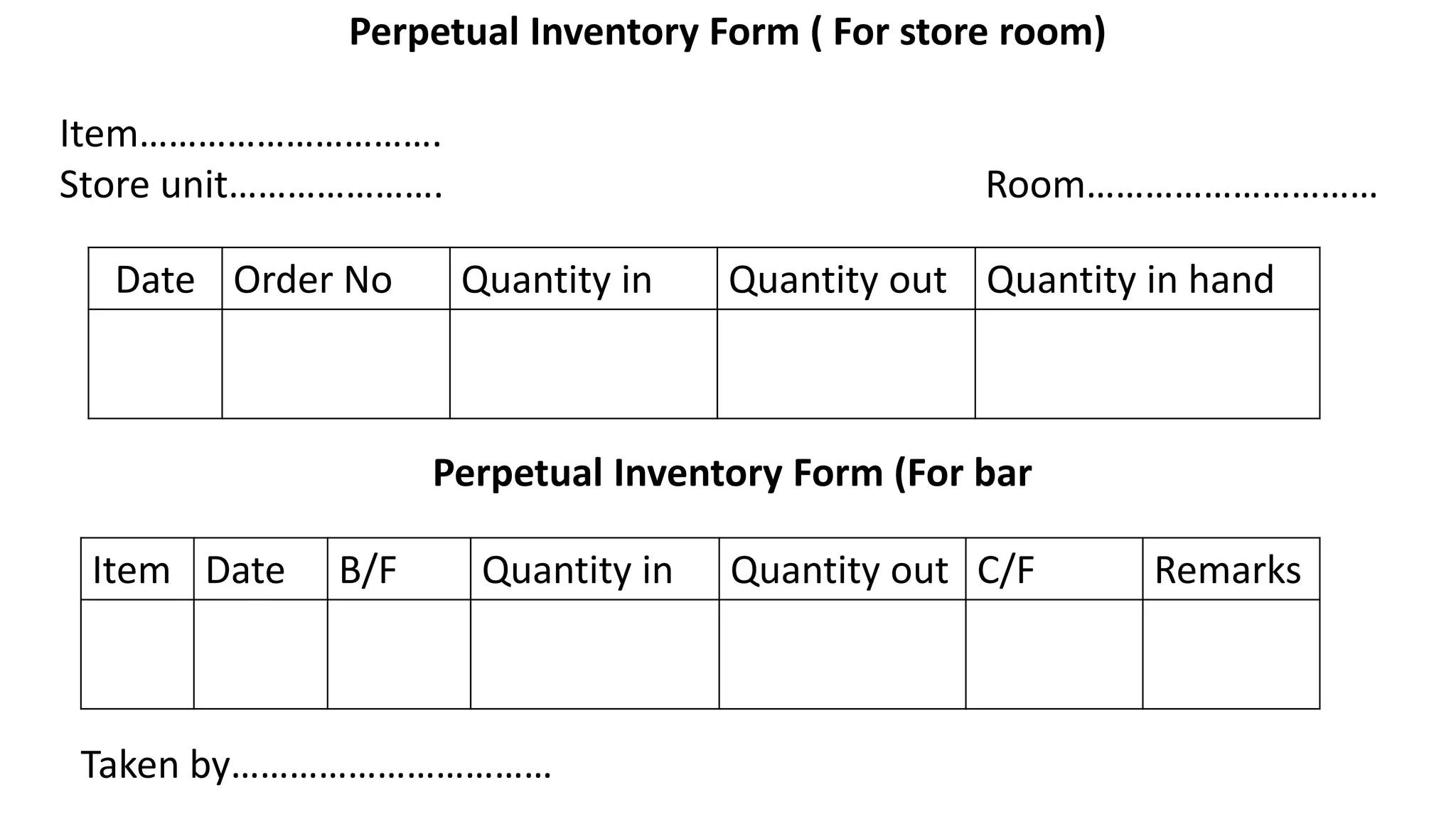 Inventory control | PPTX