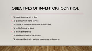 Shortage Control Inventory Control in nursing management in wards | PPTX