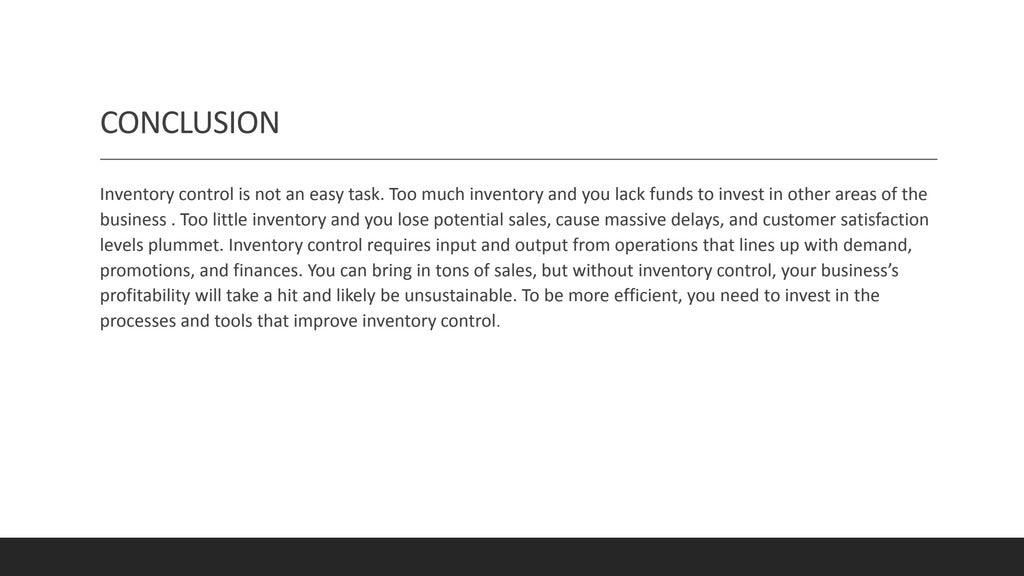 INVENTORY CONTROL- TYPES, SELECTIVE INVENTORY TECHNIQUES,.pptx