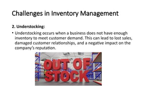 Understocking Example INVENTORY MANAGEMENT LESSON 1 - Copy.pptx