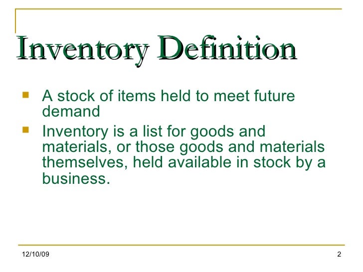 inventory management inventory management definition