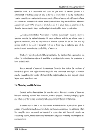 Inventory management