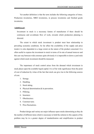 Inventory management