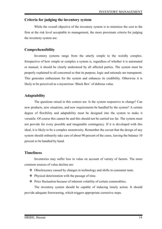 Inventory management