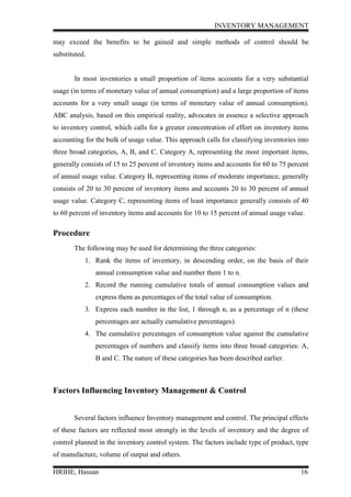 Inventory management