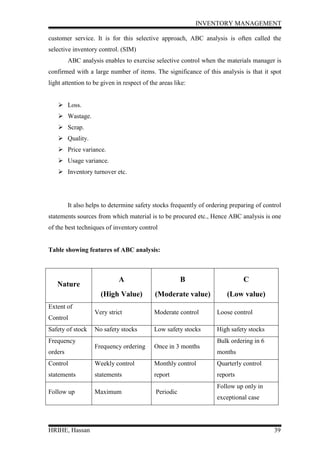 Inventory management