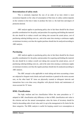 Inventory management