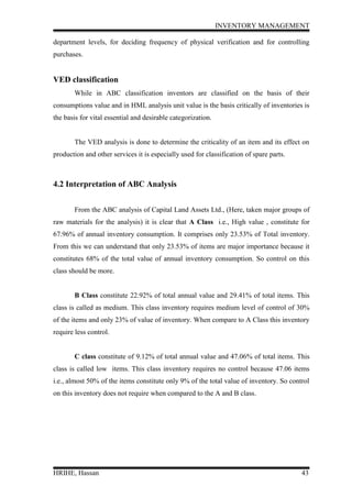 Inventory management