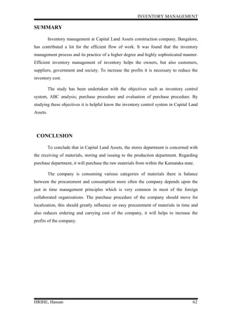 Inventory management