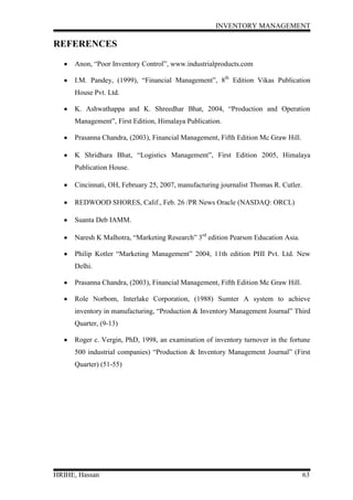 Inventory management