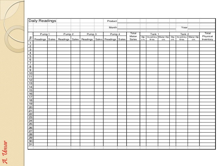 ledger sheets