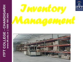 Inventory
Management
 