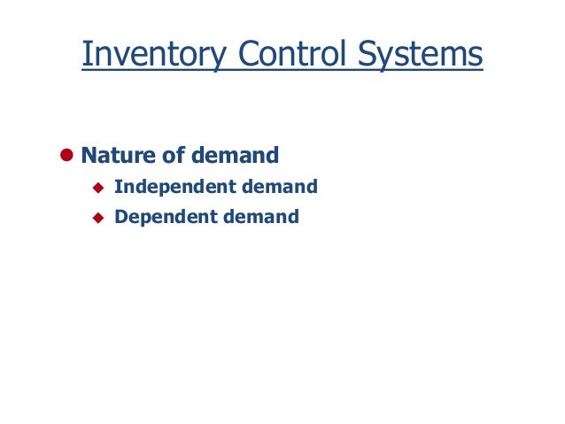 Inventory Management Inventory Management