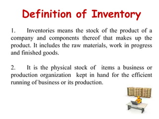 Inventory management | PPTX