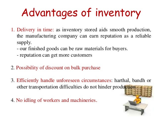 Disadvantages of holding too much inventory