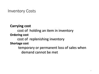 Supply chain management INVENTORY MANAGEMENT IN A SUPPLY CHAIN | PPT
