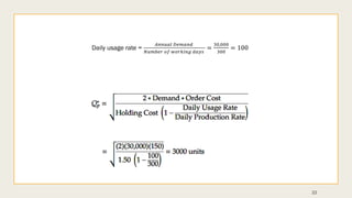 22
Daily usage rate =
-../01 #230.4
5/3627 $8 9$7:;.< 40=>
=
(*,***
(**
= 100
 