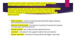 Comprehensive Inventory Management: Strategies, Costs, and Systems | PPTX