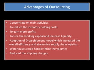  To protect against stock-outs