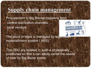 Inventory management in big bazaar | PPTX