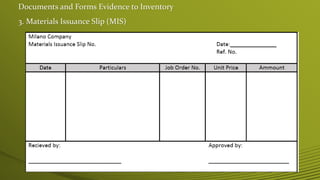 Inventory management report | PPTX