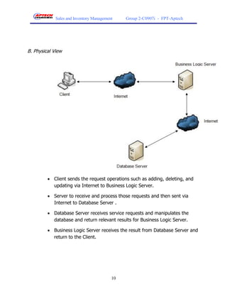 Sales and inventory management project report | PDF