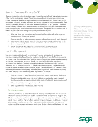 Inventory Optimization | PDF
