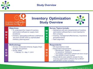 Supply Chain Insights LLC Copyright © 2015, p. 3
Study Overview
 