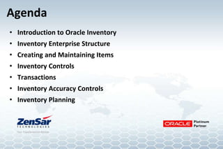Contains details about the Inventory process in Oracle | PPT