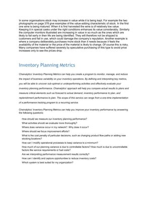 Inventory planning | DOCX