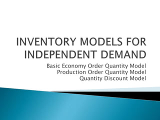 Inventory presentation | PPT
