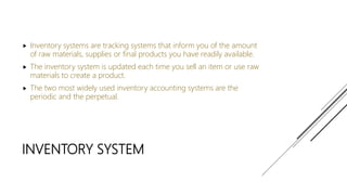 Inventory System | PPTX