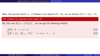 Inventory theory presentation | PDF
