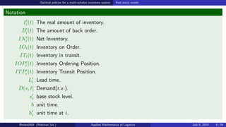 Inventory theory presentation | PDF