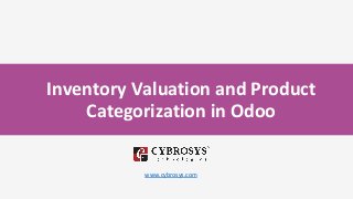 Inventory Valuation and Product
Categorization in Odoo
www.cybrosys.com
 