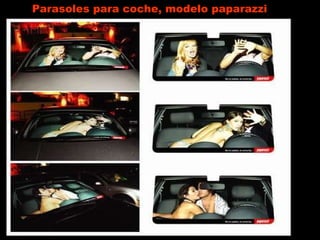 Parasoles para coche, modelo paparazzi 