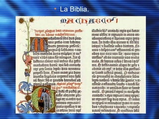 • La Biblia.
 