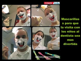 Mascarillas s para que la visita con los niños al dentista sea mas divertida 