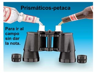 Para ir al campo sin dar la nota. Prismáticos-petaca 