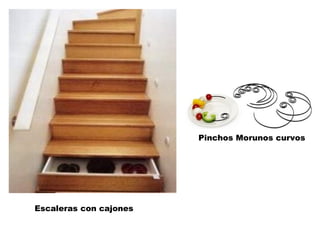 Escaleras con cajones Máquina expendedora de cebos vivos Pinchos Morunos curvos 