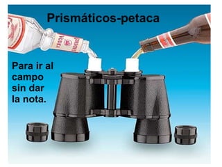Para ir al campo sin dar la nota. Prismáticos-petaca 