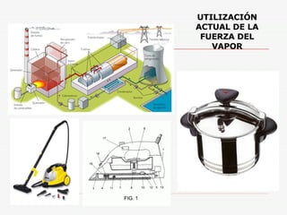 UTILIZACIÓN ACTUAL DE LA FUERZA DEL VAPOR 