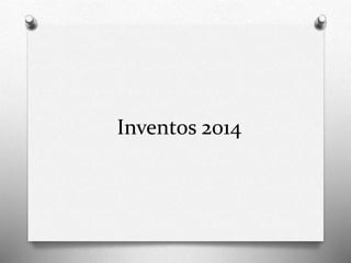 Inventos 2014 
 