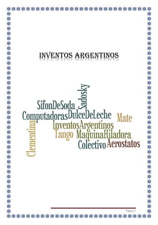 Página 2
Inventos argentinos
 