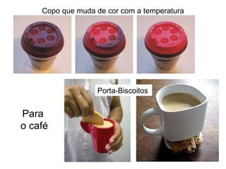Para o café Copo que muda de cor com a temperatura Porta-Biscoitos 