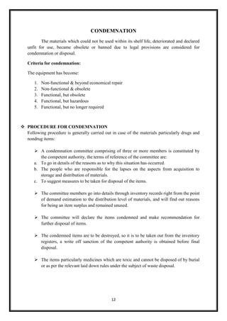 Condemnation Form.pdf Inventroy control word file | PDF