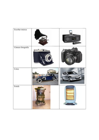 Escoltar música




Càmera fotografia




Cotxe




Estufa
 